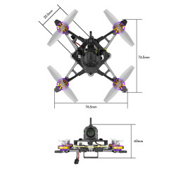 Dron Flywoo Firefly 16/18 1S Nano Baby V3 Analog FPV ELRS