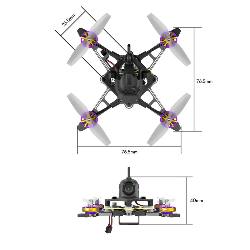 Dron Flywoo Firefly 16/18 1S Nano Baby V3 Analog FPV ELRS