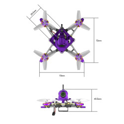 Dron Flywoo Firefly 16/18 1S Nano Baby V3 Analog FPV ELRS
