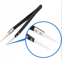 Precision tweezer with ceramic tips