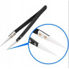 Precision tweezer with ceramic tips