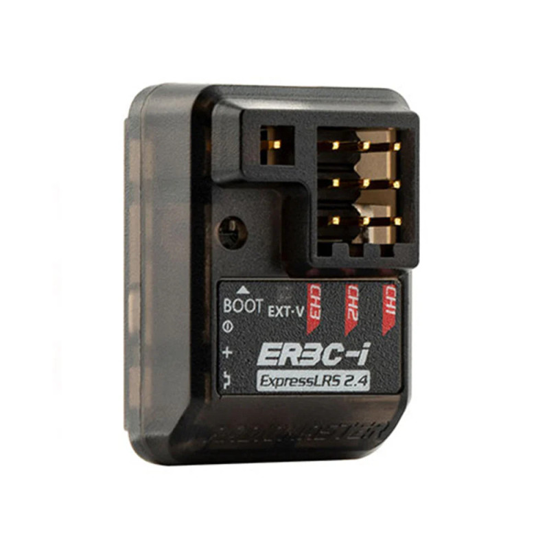 Compact RC receiver RadioMaster ER3C-i with ceramic antenna