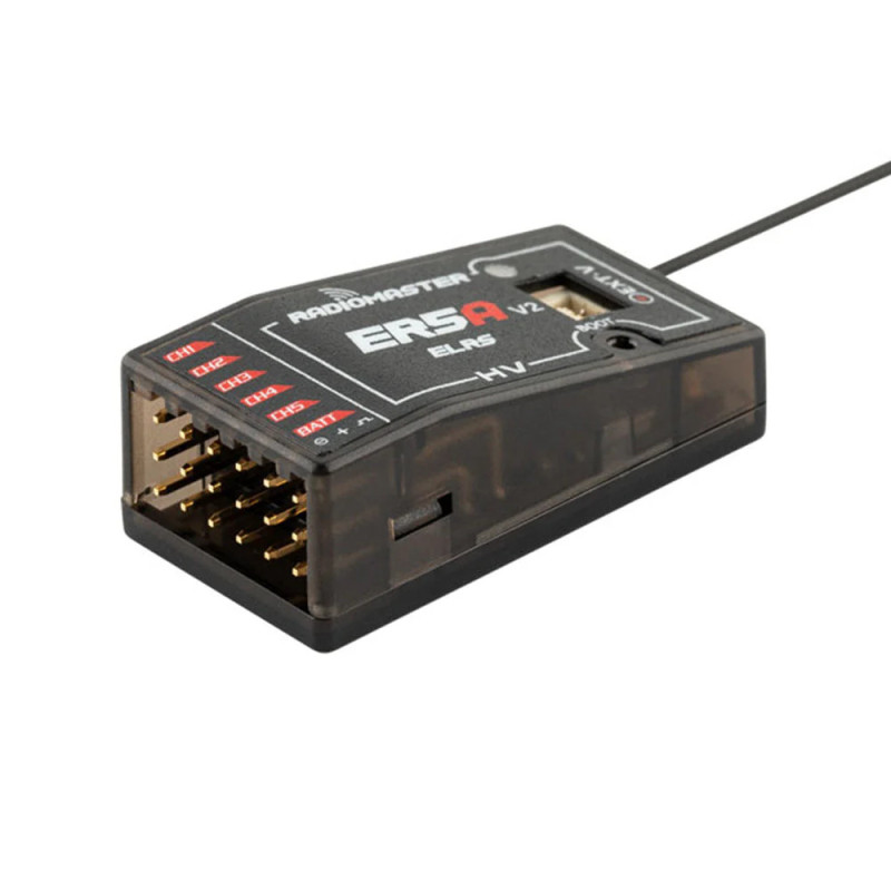 RadioMaster ER5A V2 – odbiornik 2.4GHz ELRS PWM do samolotów
