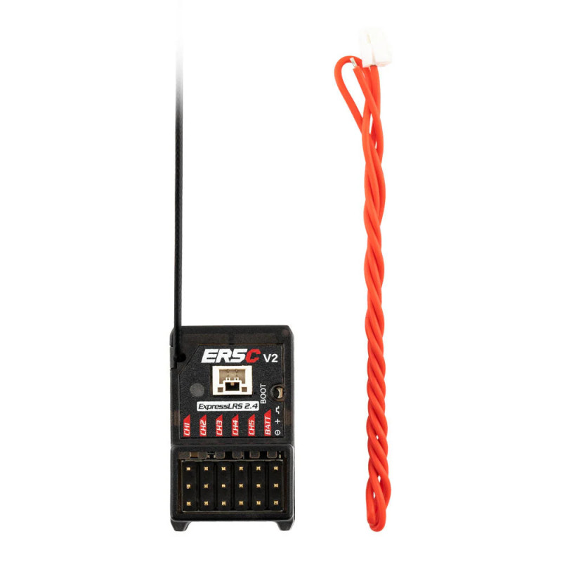 RadioMaster ER5C V2 - zestaw z przewodem telemetrii napięcia i kartą użytkownika
