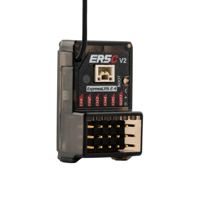 ELRS PWM Receiver ER5C V2 do modeli naziemnych i wodnych
