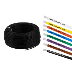 Przewód silikonowy Amass 12AWG 3,4mm czerwony 1m