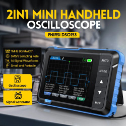 FNIRSI DSO-153 Digital Oscilloscope 1MHz 5MS/s 2-in-1 Signal Generator