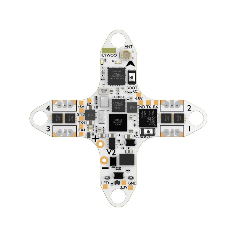 Kontroler lotu Flywoo GOKU F405 HD 1S 5A AIO V2.0 ELRS dla DJI O4