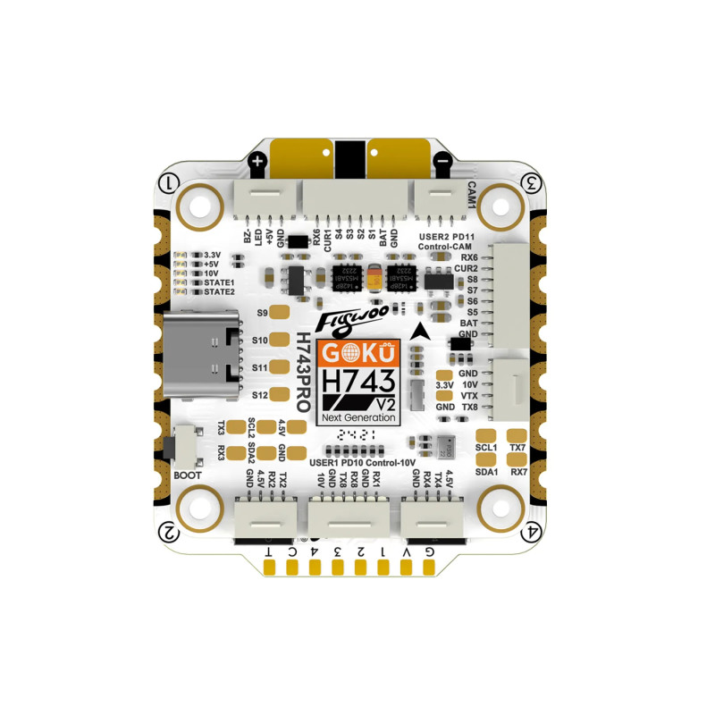 Kontroler lotu Flywoo GOKU H743 PRO 55A 32Bit 4in1 – DJI O4 Plug&Play