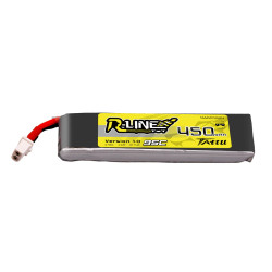 Tattu R-Line 450mAh 1S 95C HV LiPo BT2.0 - 4 sztuki