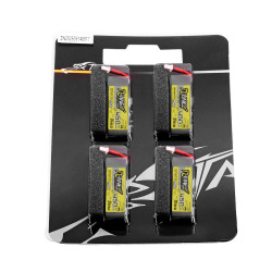 Tattu R-Line 450mAh 1S 95C HV LiPo BT2.0 - 4 sztuki