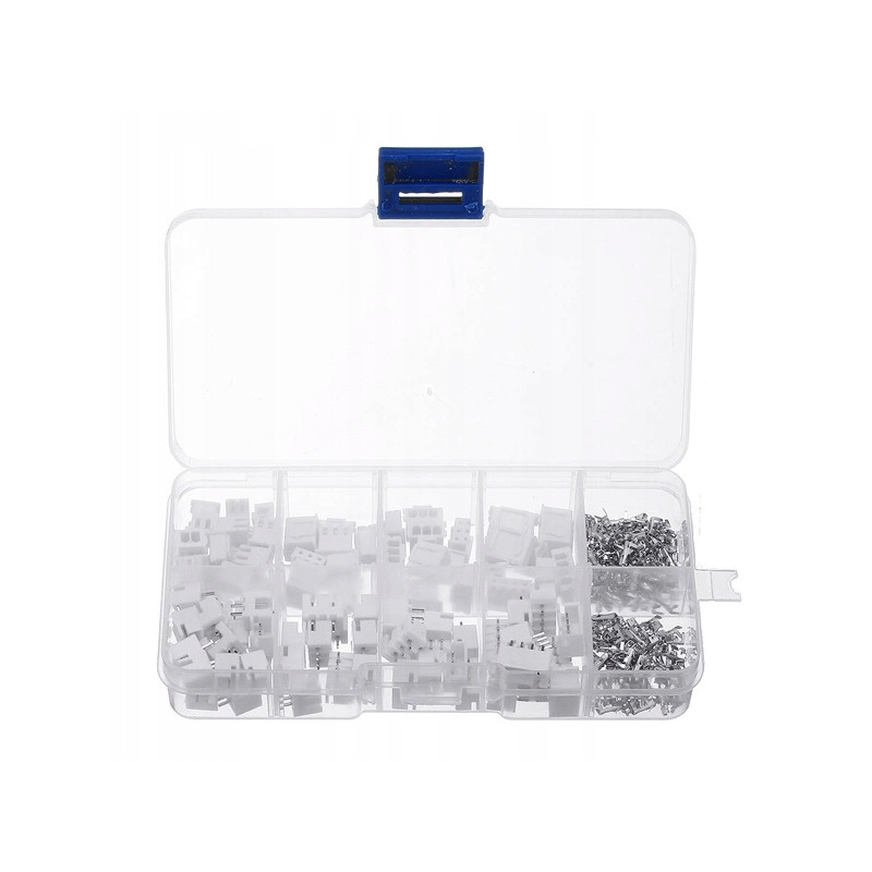 Zestaw 250 szt. - Złącz XH r-2.54mm - Wtyki i Gniazda Balancera 2-3-4PIN Zestaw 250 szt. - Złącz XH r-2.54mm - Wtyki i Gniazda Balancera 2-3-4PIN