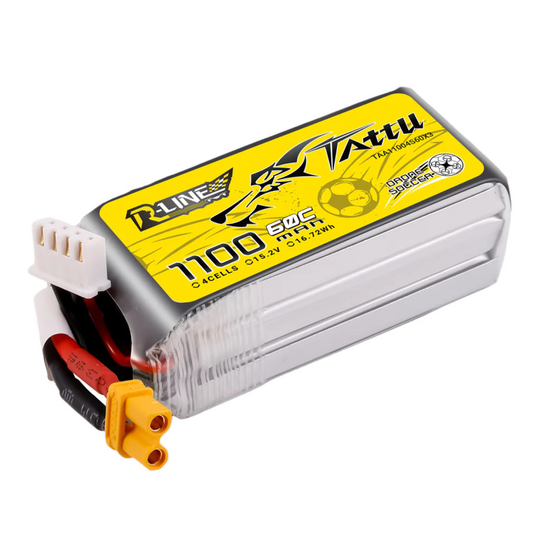 Tattu 1100mAh 4S 60C 15.2V HV LiPo - do Drone Soccer / Dronów FPV