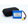 Li-ion Battery 1S 12.4 Ah 4.2 V XT60 with Carry Case – Avifly Li-ion Battery 1S 12.4 Ah 4.2 V XT60 with Carry Case – Avifly