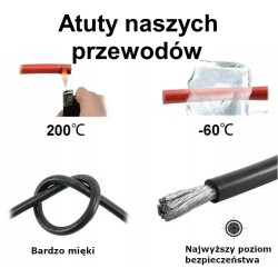 Przewód silikonowy Amass 24AWG – 1m, 8 kolorów