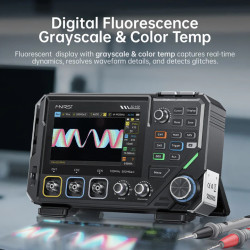 Oscyloskop FNIRSI 2D15P 100 MHz + Multimetr True RMS + Generator 10 MH