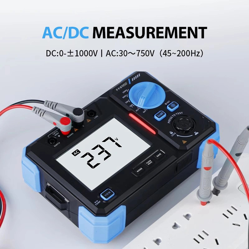FNIRSI MRT-1050 insulation resistance tester 1000V 20GΩ megohmmeter