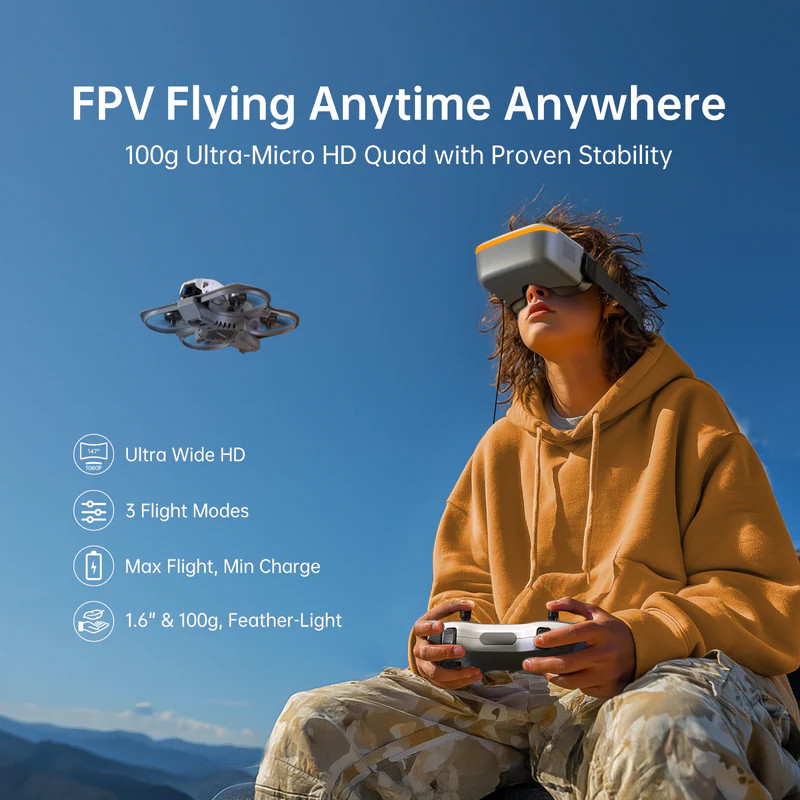 CADDXFPV Protos FPV Drone RTF Kit 110×102mm complete FPV package