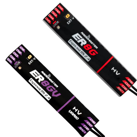 RadioMaster ER8G / ER8GV 2.4GHz ExpressLRS PWM 8CH Receiver