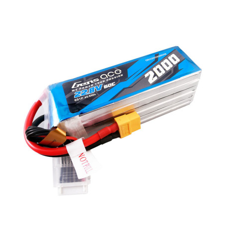 Gens ace 2000mAh 6S 60C HV LiPo XT60 - Akumulator 22.8V