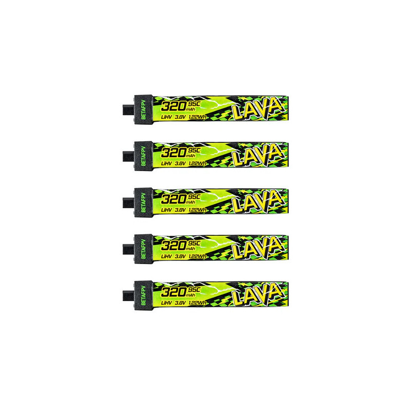 Akumulator LiHV 1S BetaFPV LAVA II 320mAh 95C BT2.0 (5 szt.)