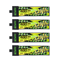 Akumulator LiHV 1S BetaFPV LAVA II 480mAh 95C BT2.0 (4 szt.)
