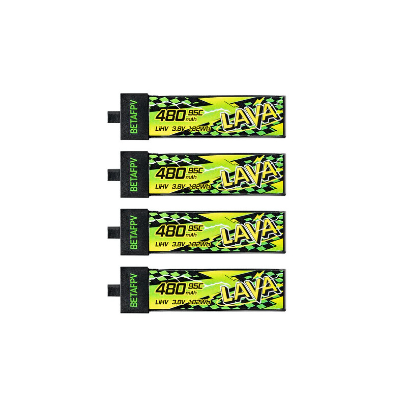 Akumulator LiHV 1S BetaFPV LAVA II 480mAh 95C BT2.0 (4 szt.)