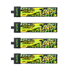 Akumulator LiHV 1S BetaFPV LAVA II 580mAh 95C BT2.0 (4 szt.)
