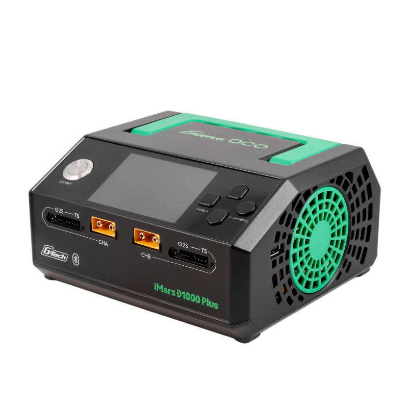 Ładowarka Gens ace iMars D1000 Plus 1000W Smart AC Dual Channel G-Tech