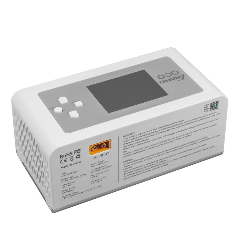 Gens ace iMars D300 Plus Smart Charger 300W Dual-Channel G-Tech