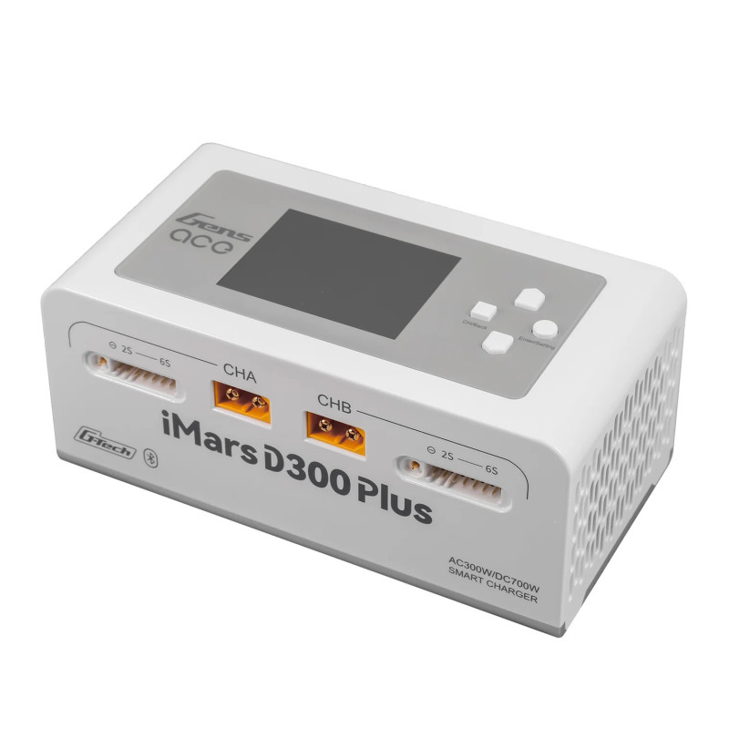 Gens ace iMars D300 Plus Smart Charger 300W Dual-Channel G-Tech
