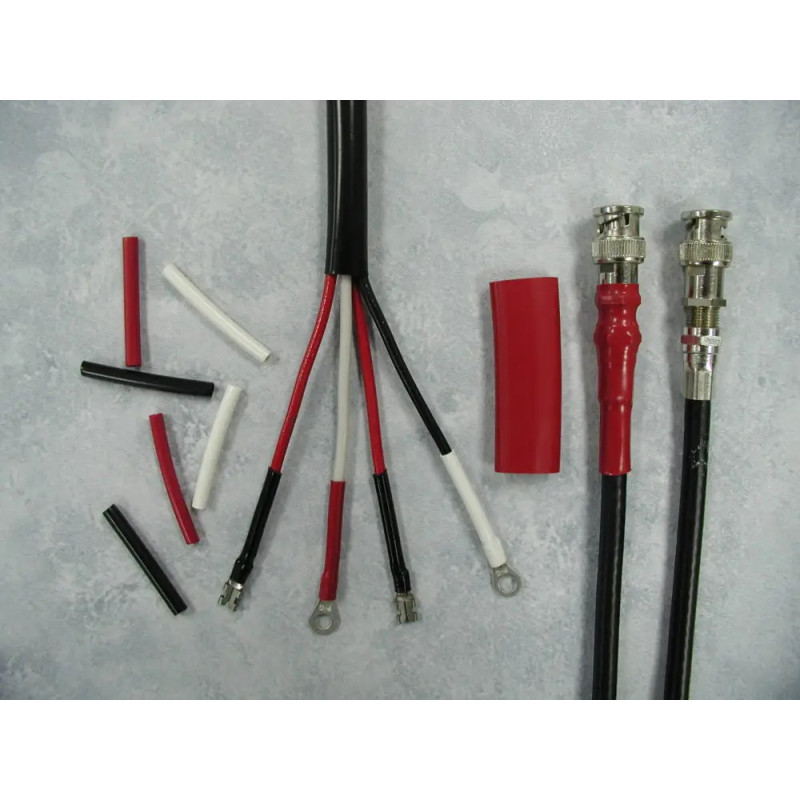 Heat shrink tubing 3.0 mm 2:1 red black set 2 m