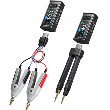 Miernik LCR ESR FNIRSI LCR-ST2 Tweezers/Kelvin — Standard / Plus