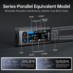 Miernik LCR ESR FNIRSI LCR-ST2 Tweezers/Kelvin — Standard / Plus