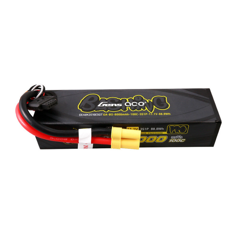 Gens ace G-Tech 8000mAh 3S 100C LiPo EC5 - Bashing Series for ARRMA