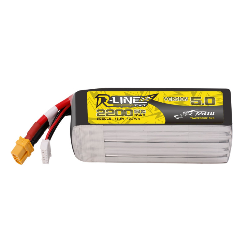 Tattu R-Line V5 2200mAh 5S 150C LiPo XT60U-F - Profesjonalny Akumulato
