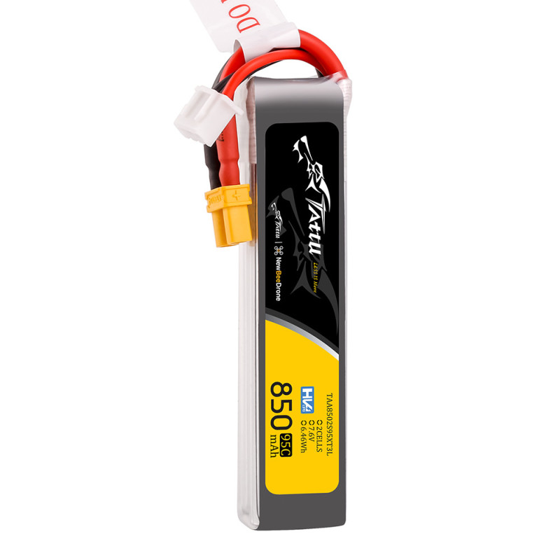 Lipo Battery Tattu HV 2S 7.6V 850mAh 95C XT30