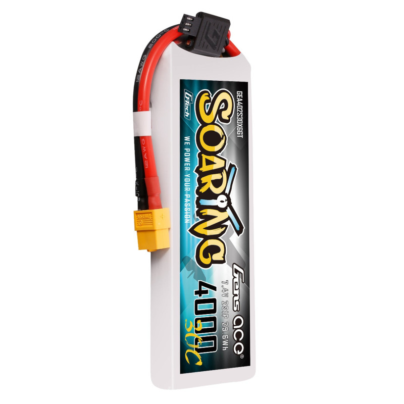 Gens ace Soaring G-Tech 4000mAh 2S 30C LiPo XT60 - Lekki Akumulator