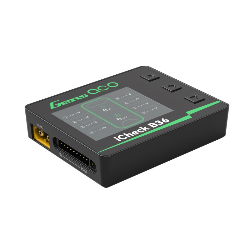 Gens ace iCheck B36 Smart Battery Checker - Tester i Balanser 1-8S