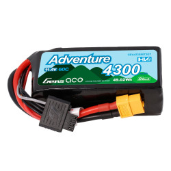 Gens ace Adventure G-Tech 4300mAh 3S 60C LiHV XT60 - Crawler Battery