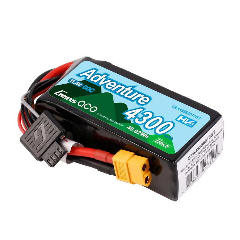 Gens ace Adventure G-Tech 4300mAh 3S 60C LiHV XT60 - do TRX-4 i TRX-6