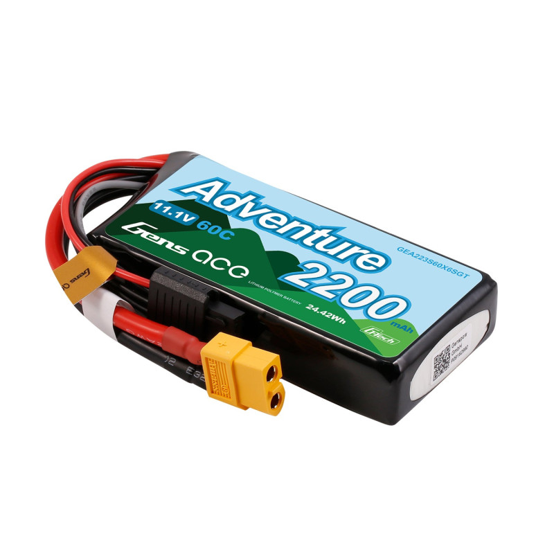 Gens ace Adventure G-Tech 2200mAh 3S 60C LiPo XT60-F - Akumulator RC