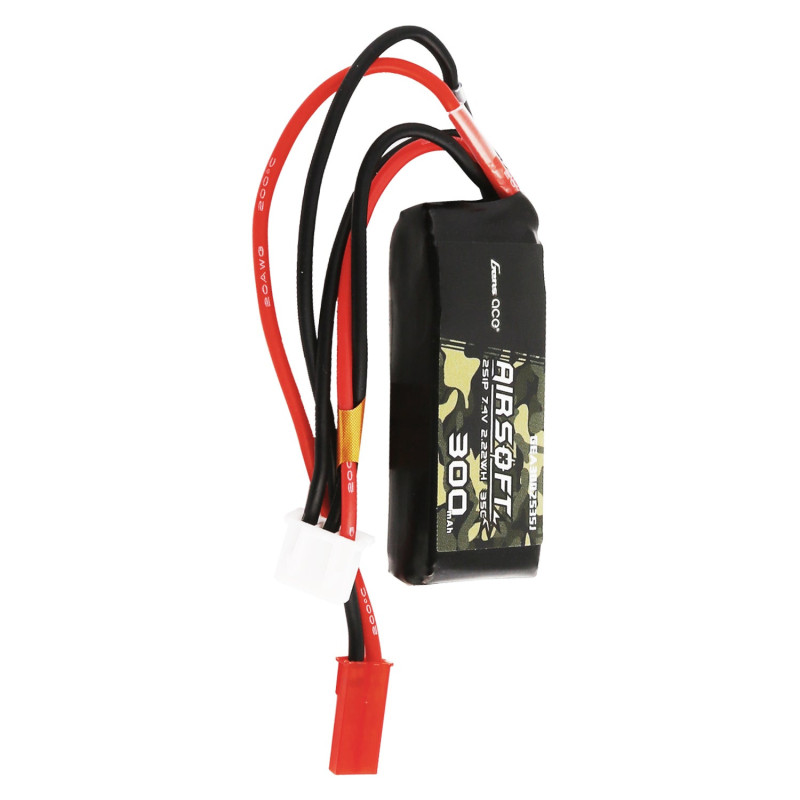 Gens ace 300mAh 7.4V 35C Airsoft LiPo JST-SYP - Do systemów HPA
