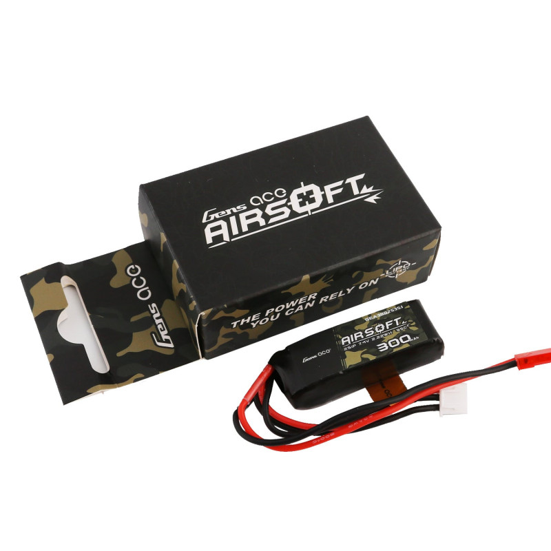 Gens ace 300mAh 7.4V 35C Airsoft LiPo JST-SYP - Do systemów HPA