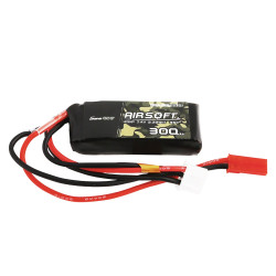 Gens ace 300mAh 7.4V 35C Airsoft LiPo JST-SYP - For HPA Systems