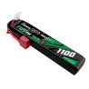 Gens ace 1100mAh 11.1V 25C Airsoft LiPo T-Plug - Buffer Tube Stick Bat
