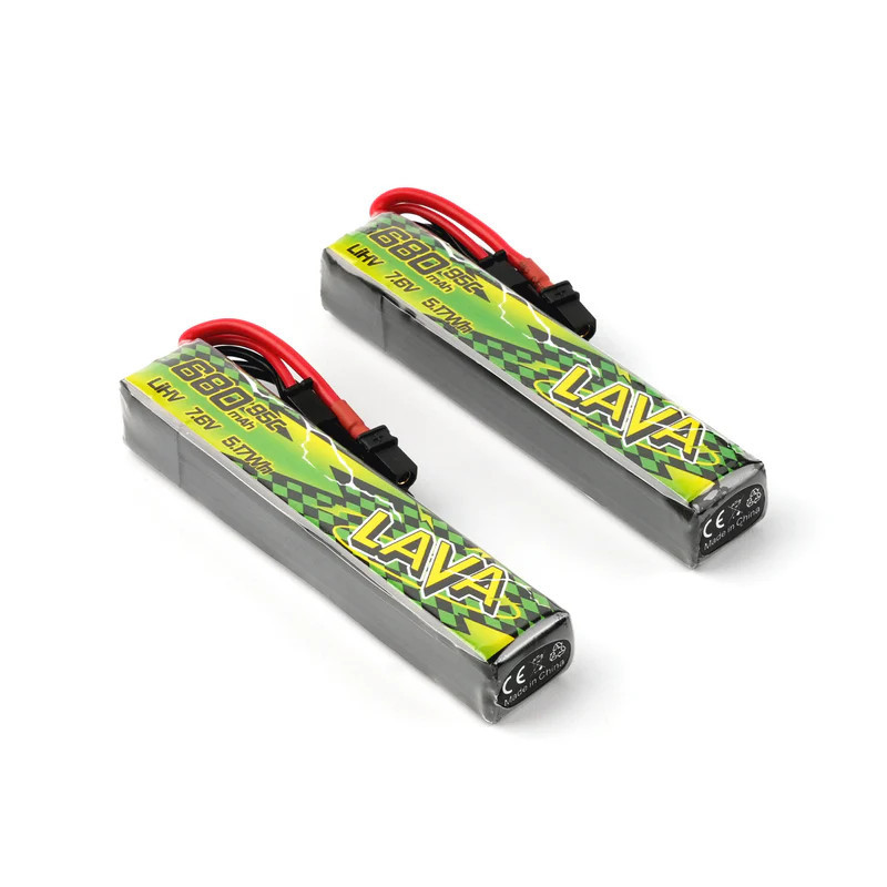 BETAFPV LAVA II 2S 680mAh 95C LiHV FPV Battery | Avifly FPV Store