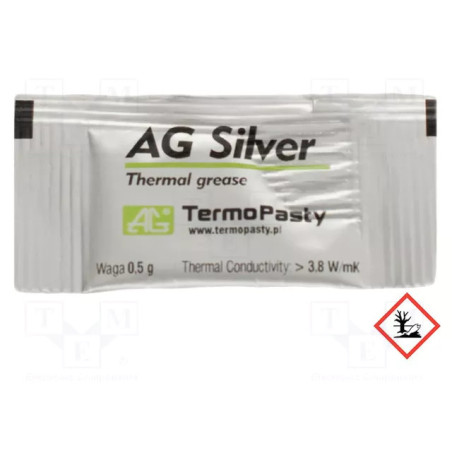 AG Silver 3,8 W/mK Pasta Termoprzewodząca 0,5 g | Sklep FPV Avifly