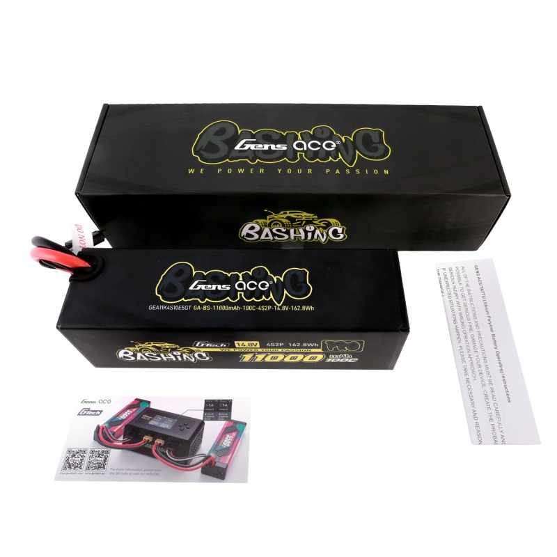 Gens ace G-Tech 11000mAh 4S 100C LiPo EC5 - Bashing Series do ARRMA