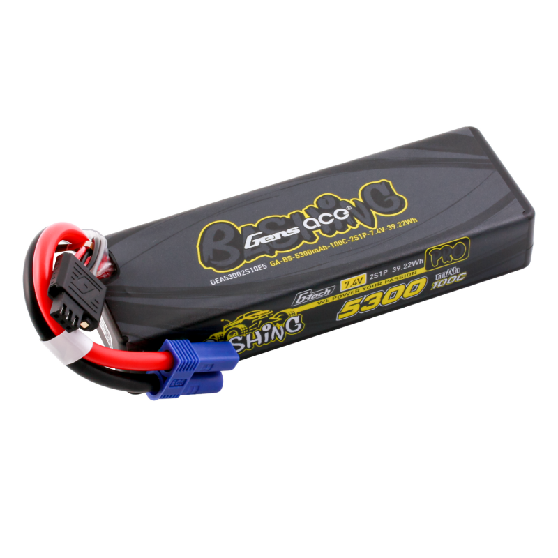 Gens ace G-Tech 5300mAh 2S 100C LiPo EC5 - Bashing do Losi Promoto-MX